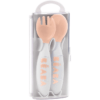 Beaba 2nd Age Training Fork and Spoon Set - Nude