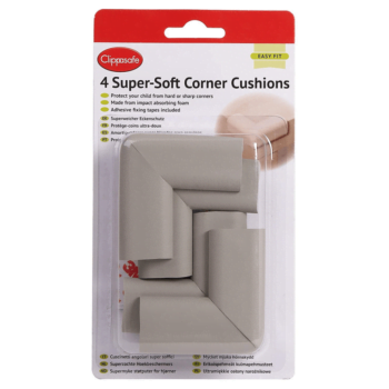 Clippasafe Super Soft Corner Cushions - 4 Pack