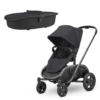 Quinny Hubb Stroller + Carrycot Black on Black