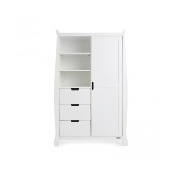 Obaby Stamford Double Wardrobe – White