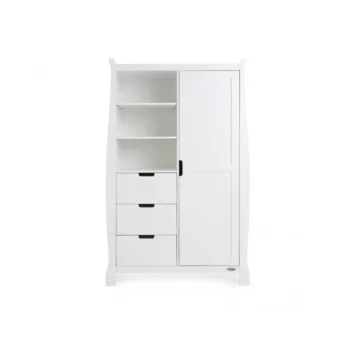 Obaby Stamford Double Wardrobe – White