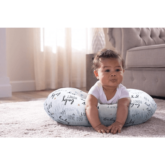 Boppy Nursing Feeding Pillow With Cotton Slipcover Hello Baby