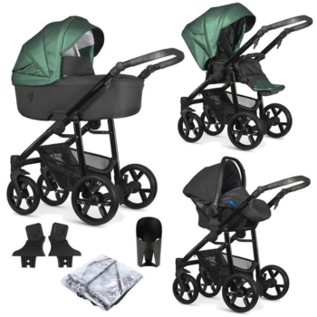 Venicci Valdi Shine Leather 3 in 1 Travel System 9 Piece Bundle