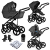 Venicci Asti 3 in 1 Travel System (9 Piece Bundle) - Graphite