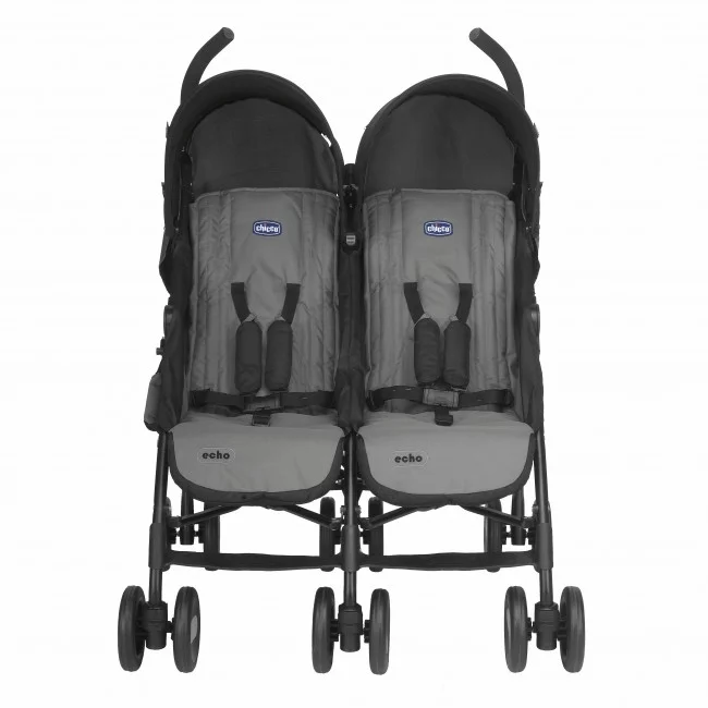 Chicco Echo Twin Stroller Coal Olivers BabyCare