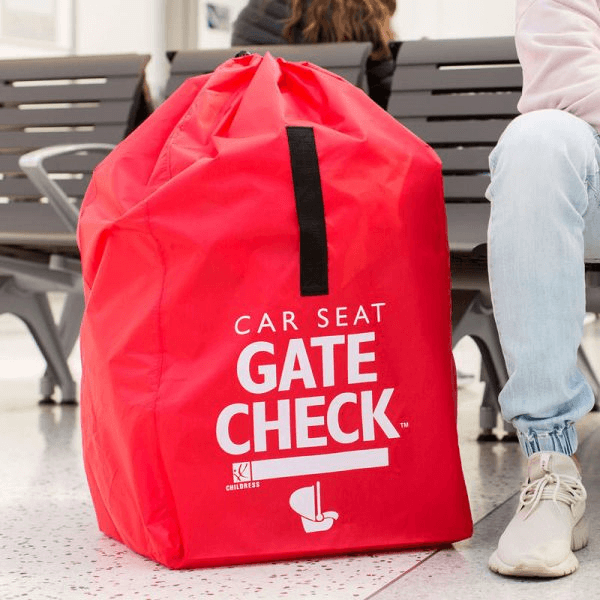 J L Childress Co Inc Car Seat Gate Check Bag, Red