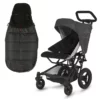 Micralite FastFold Stroller + Footmuff - Black