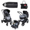 Chicco Trio Best Friend Travel System – Stone (Bundle 7A)