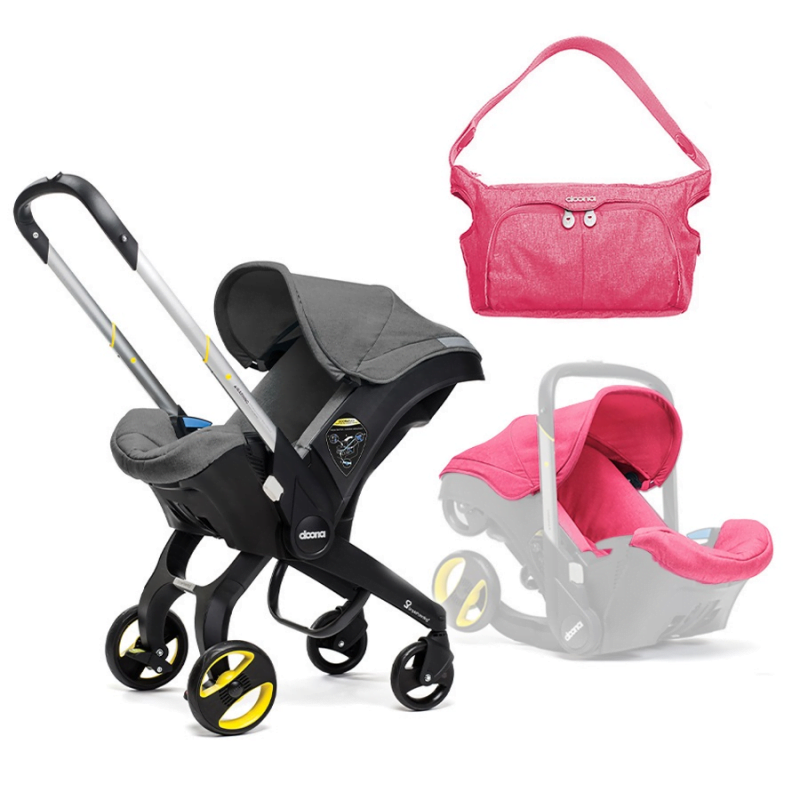 doona car seat stroller pink