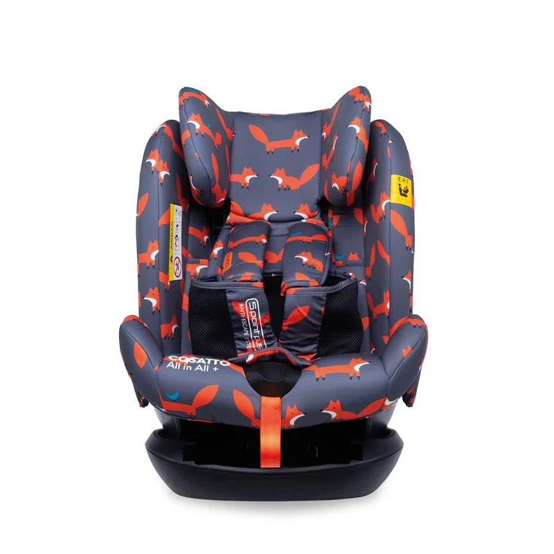 Cosatto All In All Plus Group 0+123 Car Seat - Charcoal Mister Fox - Image 11