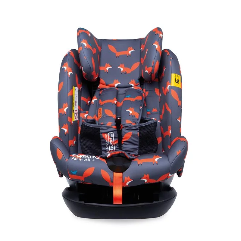 Cosatto All In All Plus Group 0+123 Car Seat - Charcoal Mister Fox - Image 12