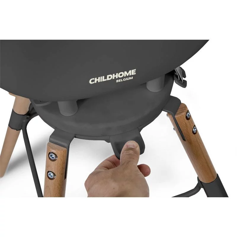 Childhome Evolu ONE.80° Highchair - Anthracite - Image 11