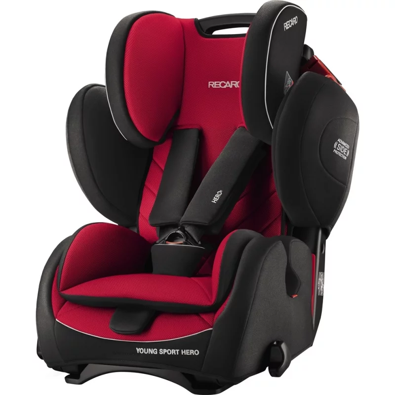 Recaro Young Sport Hero Group 1 2 3 Car Seat Racing Red