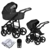 Venicci Valdi Black 2 in 1 Travel System 8 Piece Bundle