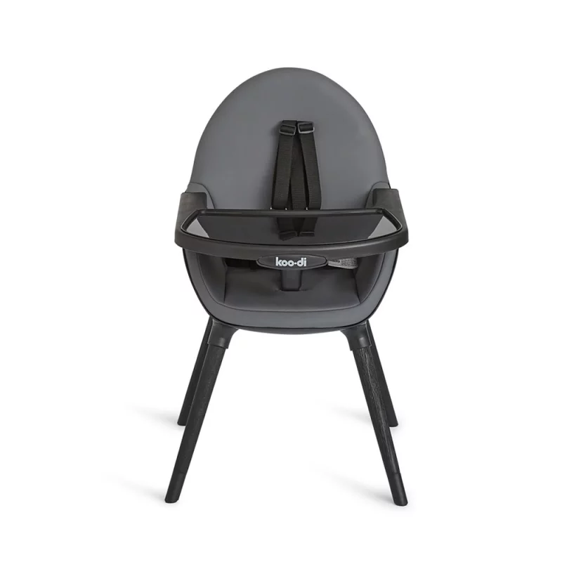 Koo Di Duo Wooden Highchair Charcoal Olivers BabyCare