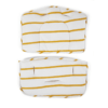 Childhome Lambda Grow Chair Cushion - Ochre Stripes 1