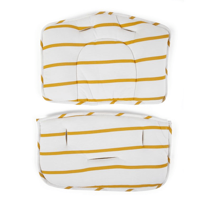 Childhome Lambda Grow Chair Cushion - Ochre Stripes 1