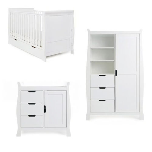 Obaby Stamford Classic Sleigh Nursery Furniture Set