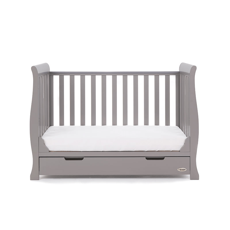 stamford mini sleigh cot bed