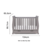Obaby Stamford Mini Cot Bed Taupe Grey 6