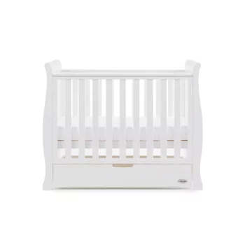 Obaby Stamford Space Saver Cot White 3