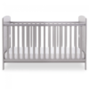 obaby grace cot bed warm grey 1