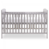 obaby grace cot bed warm grey 2