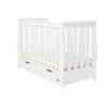 obaby stamford mini cot bed white 1