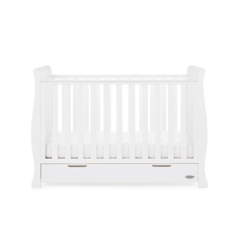 obaby stamford mini cot bed white 3