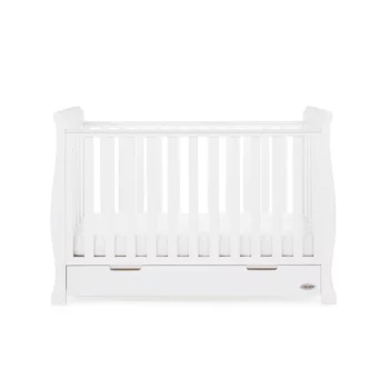obaby stamford mini cot bed white 3