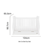 obaby stamford mini cot bed white 6