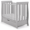 obaby stamford space saver cot warm grey