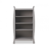 obaby stamford bookcase warm grey 1