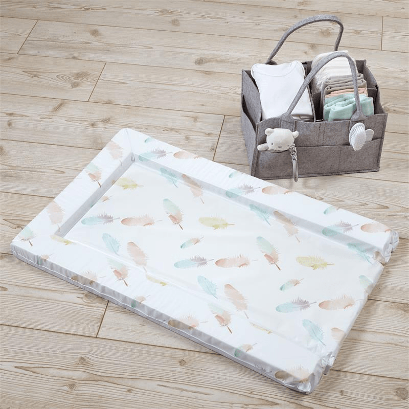 East Coast Changing Mat Feathers (Coral) Olivers BabyCare