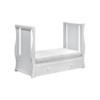 Nebraska Sleight Cot Bed - White `
