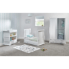 Nebraska Sleight Cot Bed - White 4