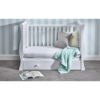 Nebraska Sleight Cot Bed - White 5