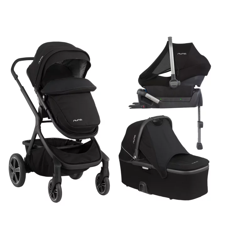 Nuna Demi Grow Travel System Bundle Caviar Olivers BabyCare