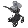 Mee-Go New Milano Travel System Bundle - Dove Grey - Angled View