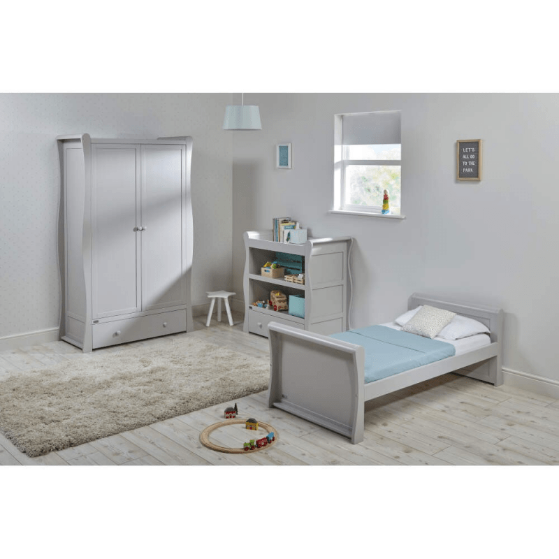 East Coast Nebraska Toddler Bed 3 Piece Room Set - Grey Grey Unisex