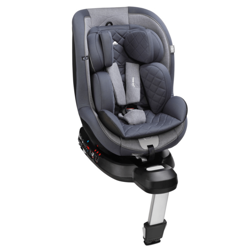 Mee-go Swirl i-Size 360 Group 0+/1 Car Seat - Pebble Grey Grey / Blue