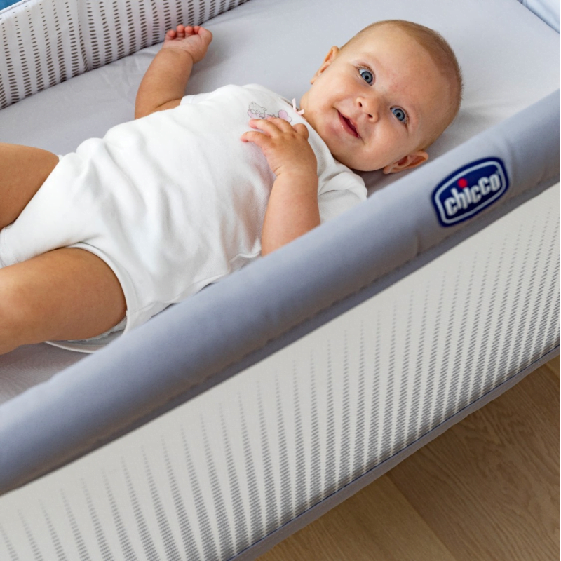 Chicco Next2Me Air SideSleeping Crib Stone Bedside Crib