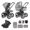 Venicci Grey Tinum 12 Piece Travel System