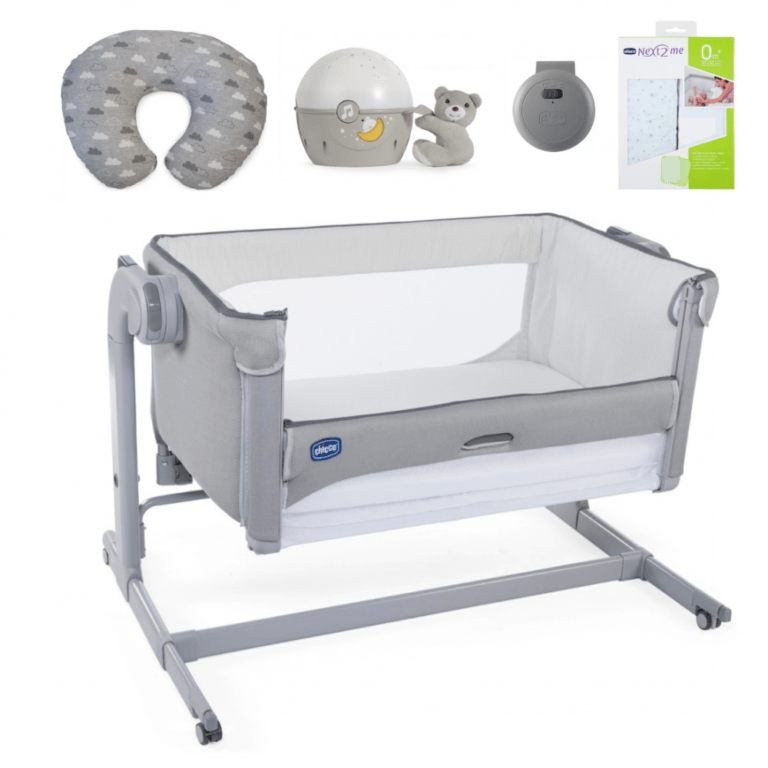 Chicco Next2Me Magic Sleeptime Bundle Cool Grey Olivers BabyCare