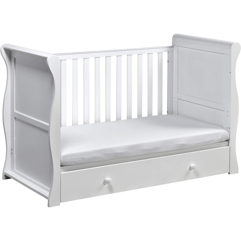 East Coast Cot Bed | Nebraska Sleigh Cot Bed | Nursery Furniture