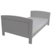 East Coast Hudson Cot Bed - Grey