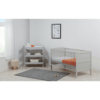East Coast Hudson Cot Bed - Grey