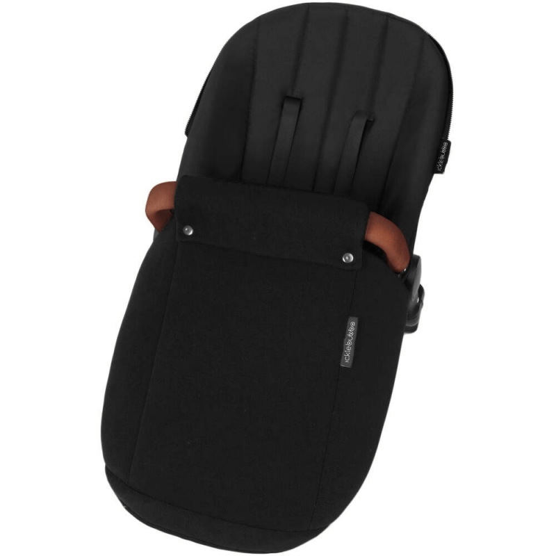 Ickle Bubba Stomp V3 i-Size Travel System With ISOFIX Base - Black On Silver Frame - Image 7
