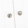 Clara 2 Double Door Wardrobe Satin white close up