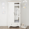 Clara 2 door double wardrobe open nursery